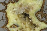 Wide, Crystal Filled Septarian Geode Bookends - Utah #167887-3